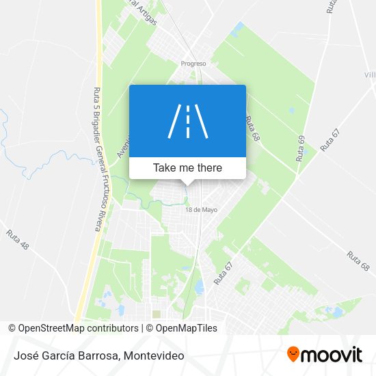 José García Barrosa map