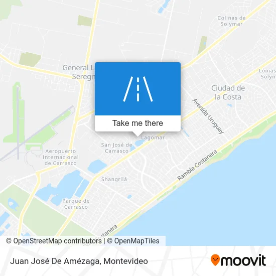 Juan José De Amézaga map