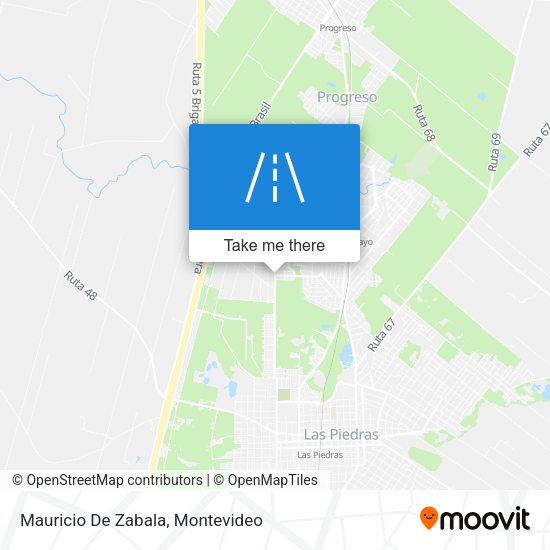 Mapa de Mauricio De Zabala