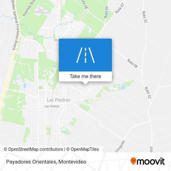 Payadores Orientales map
