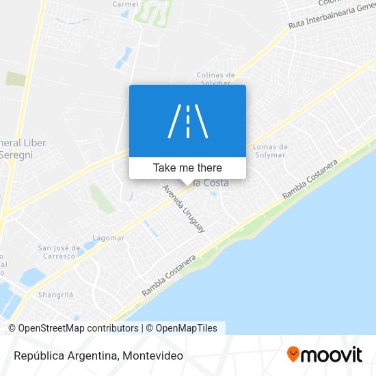 República Argentina map