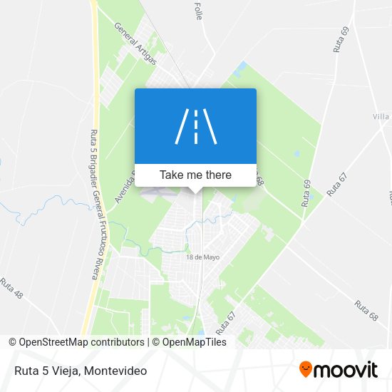 Mapa de Ruta 5 Vieja