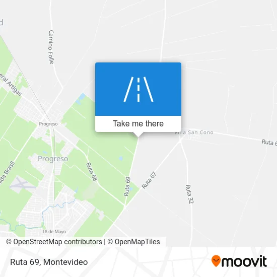 Ruta 69 map
