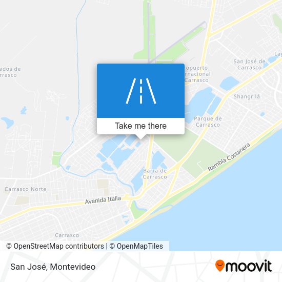 Mapa de San José