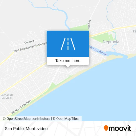 San Pablo map