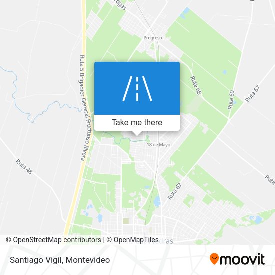 Santiago Vigil map