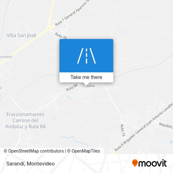 Mapa de Sarandí
