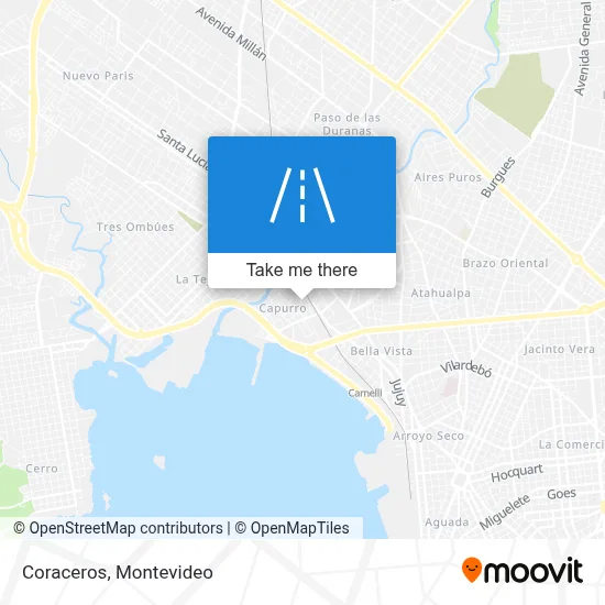 Coraceros map