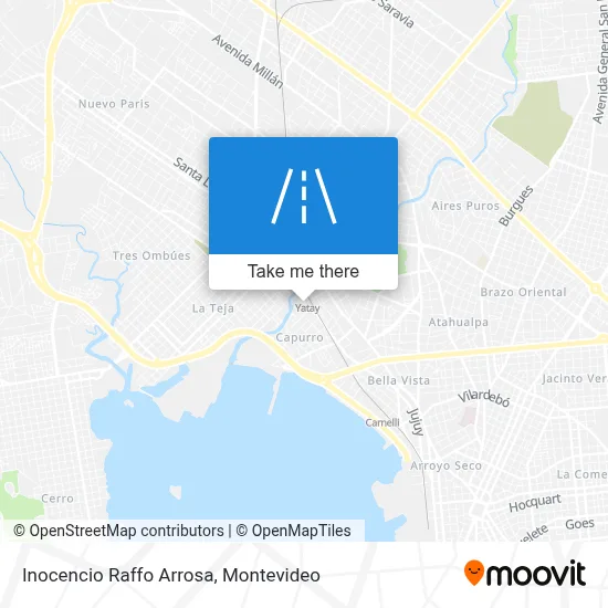 Inocencio Raffo Arrosa map