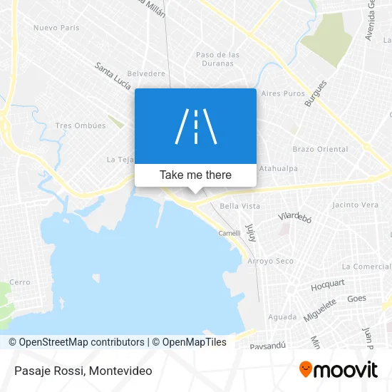 Pasaje Rossi map