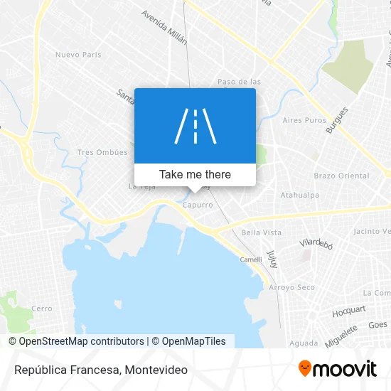 República Francesa map