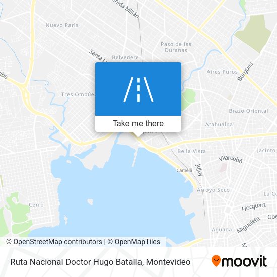 Mapa de Ruta Nacional Doctor Hugo Batalla