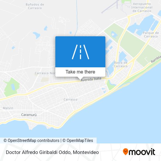 Doctor Alfredo Giribaldi Oddo map