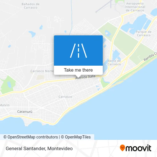 General Santander map