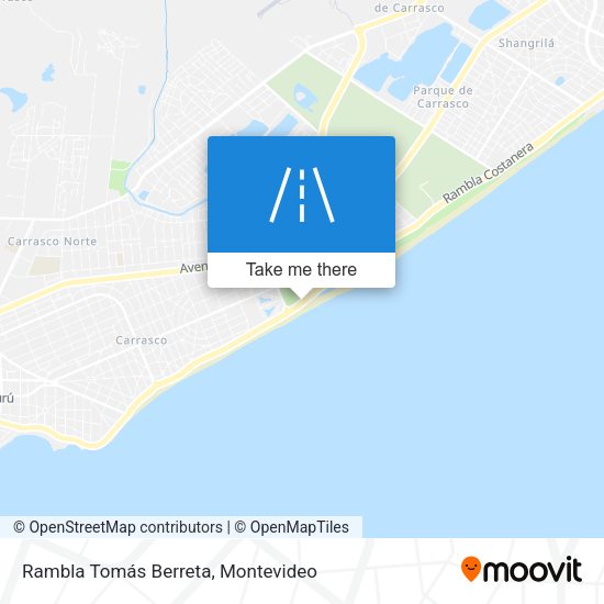 Rambla Tomás Berreta map