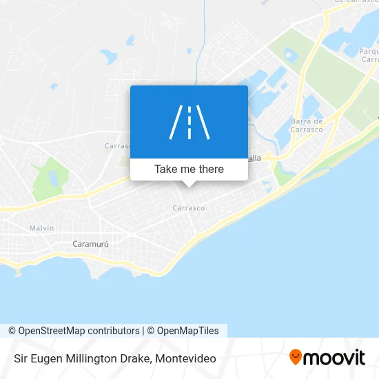 Mapa de Sir Eugen Millington Drake