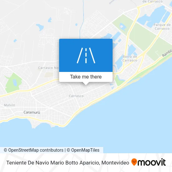 Teniente De Navío Mario Botto Aparicio map