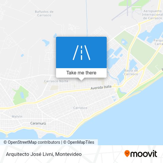 Arquitecto José Livni map