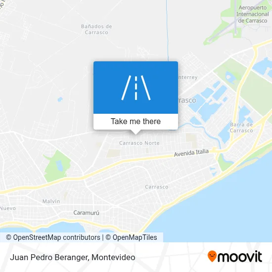 Juan Pedro Beranger map
