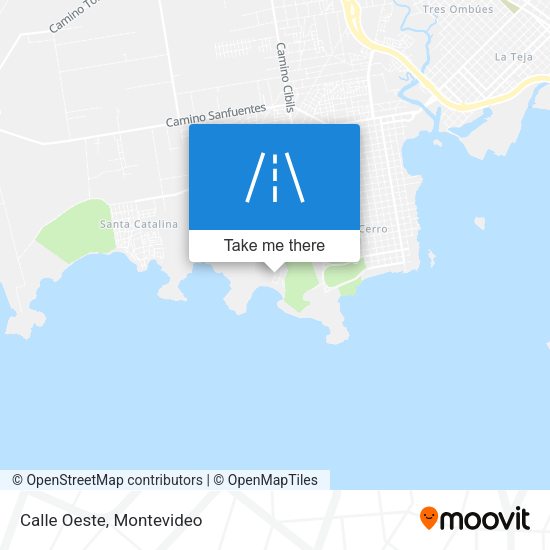 Calle Oeste map