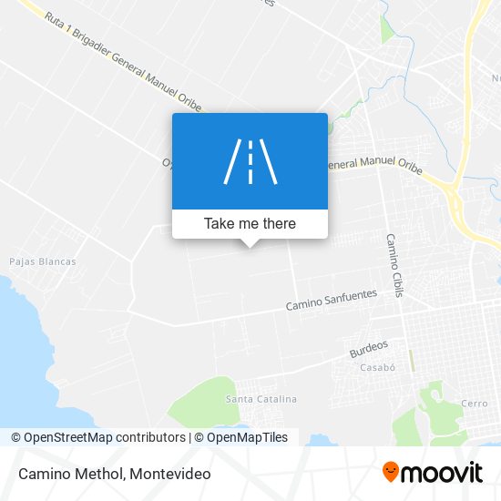 Camino Methol map