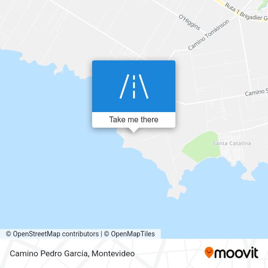 Camino Pedro García map