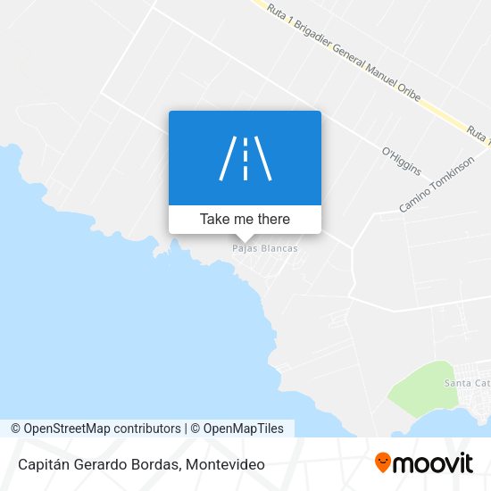 Capitán Gerardo Bordas map