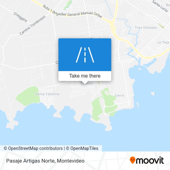 Pasaje Artigas Norte map