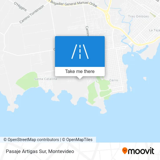 Pasaje Artigas Sur map