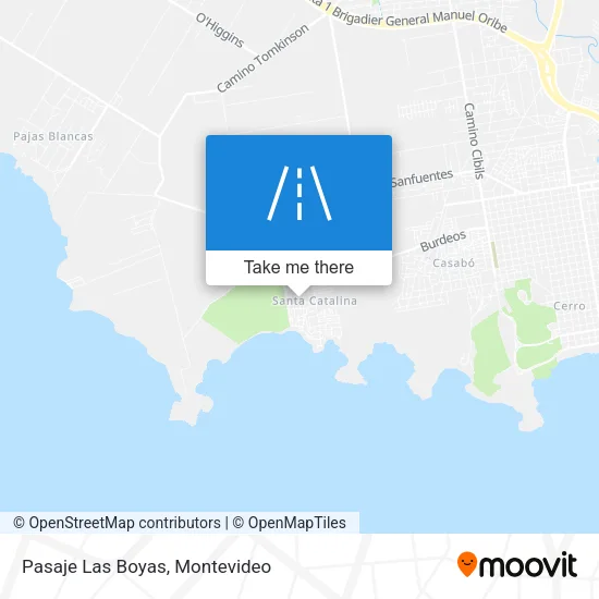 Mapa de Pasaje Las Boyas