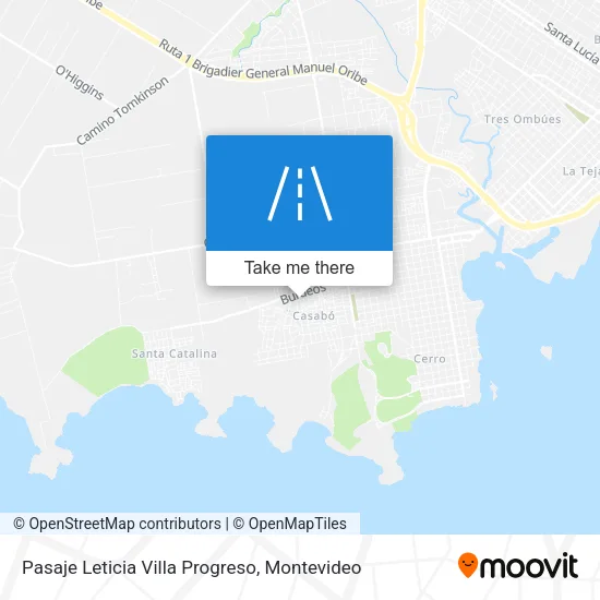 Mapa de Pasaje Leticia Villa Progreso