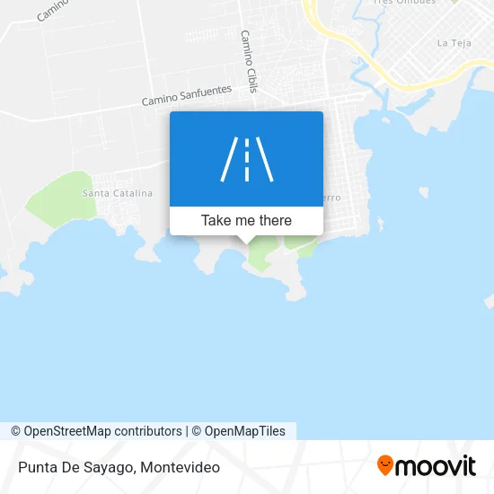 Punta De Sayago map