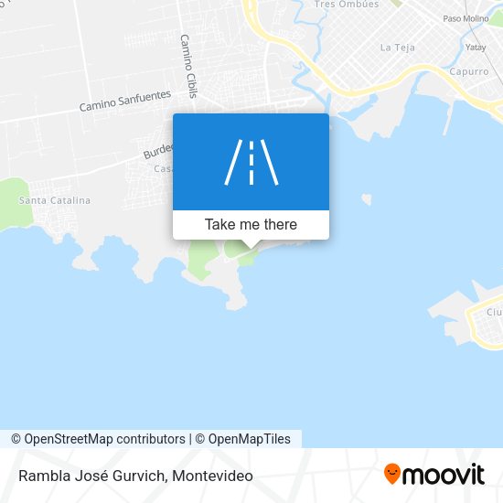 Mapa de Rambla José Gurvich