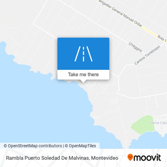 Rambla Puerto Soledad De Malvinas map