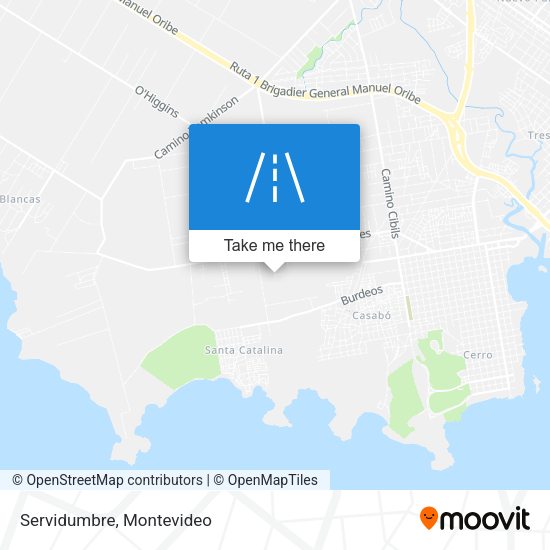 Servidumbre map