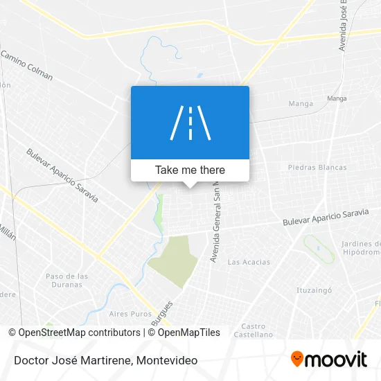 Doctor José Martirene map