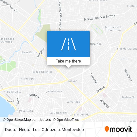 Doctor Héctor Luis Odriozola map