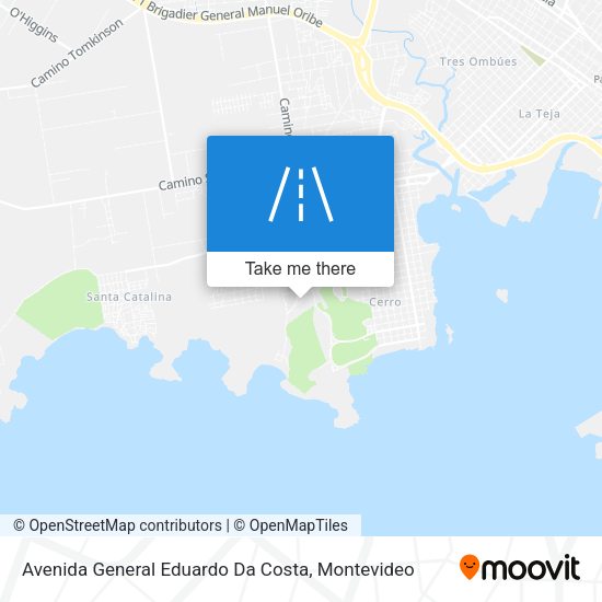 Mapa de Avenida General Eduardo Da Costa