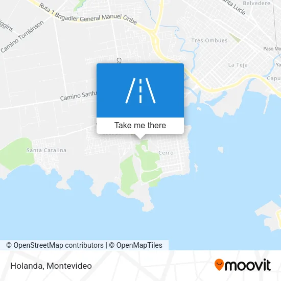 Holanda map