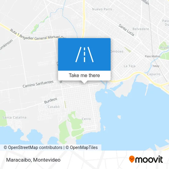 Maracaibo map