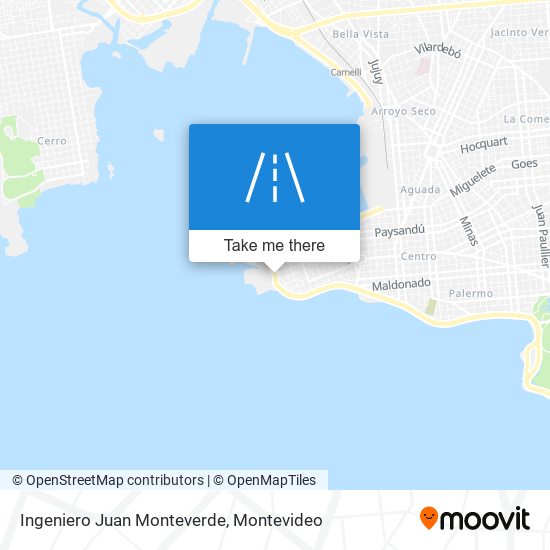 Ingeniero Juan Monteverde map