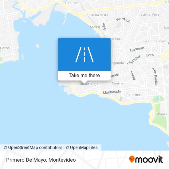 Primero De Mayo map