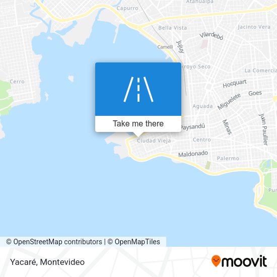 Yacaré map