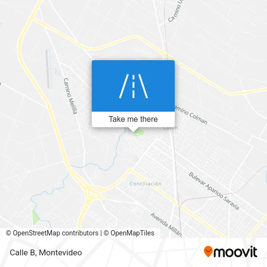 Calle B map