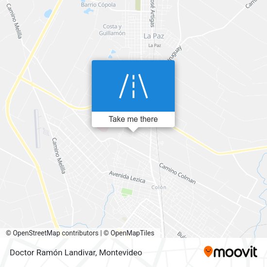 Doctor Ramón Landivar map