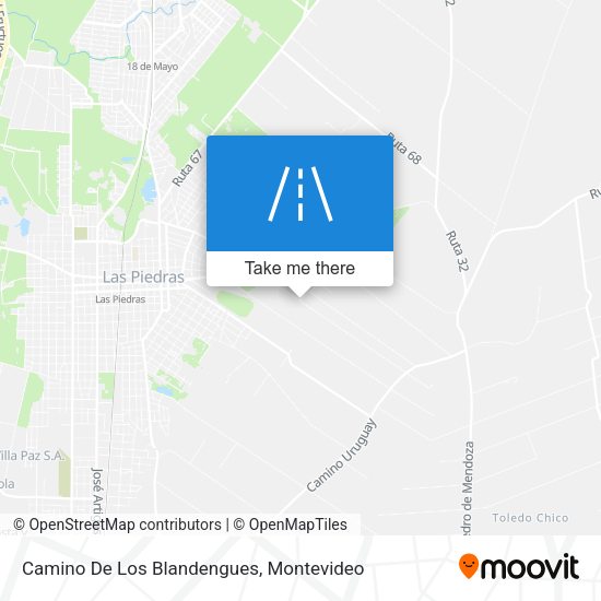 Camino De Los Blandengues map