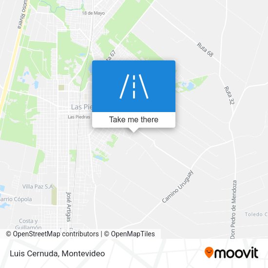 Mapa de Luis Cernuda