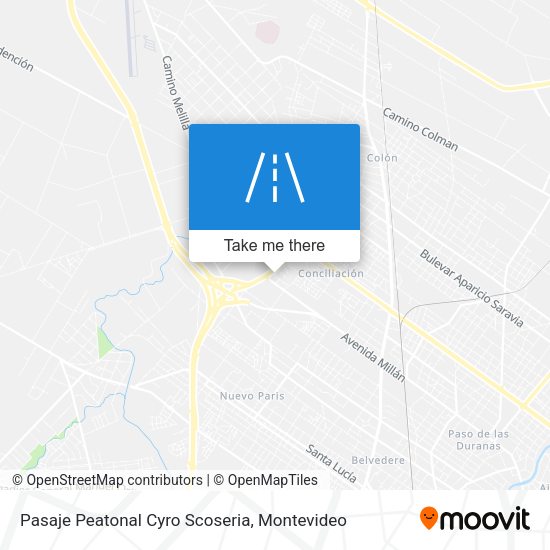 Pasaje Peatonal Cyro Scoseria map