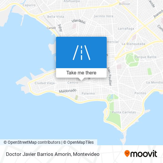 Doctor Javier Barrios Amorín map