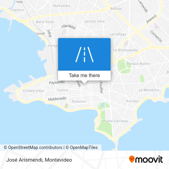 José Arismendi map
